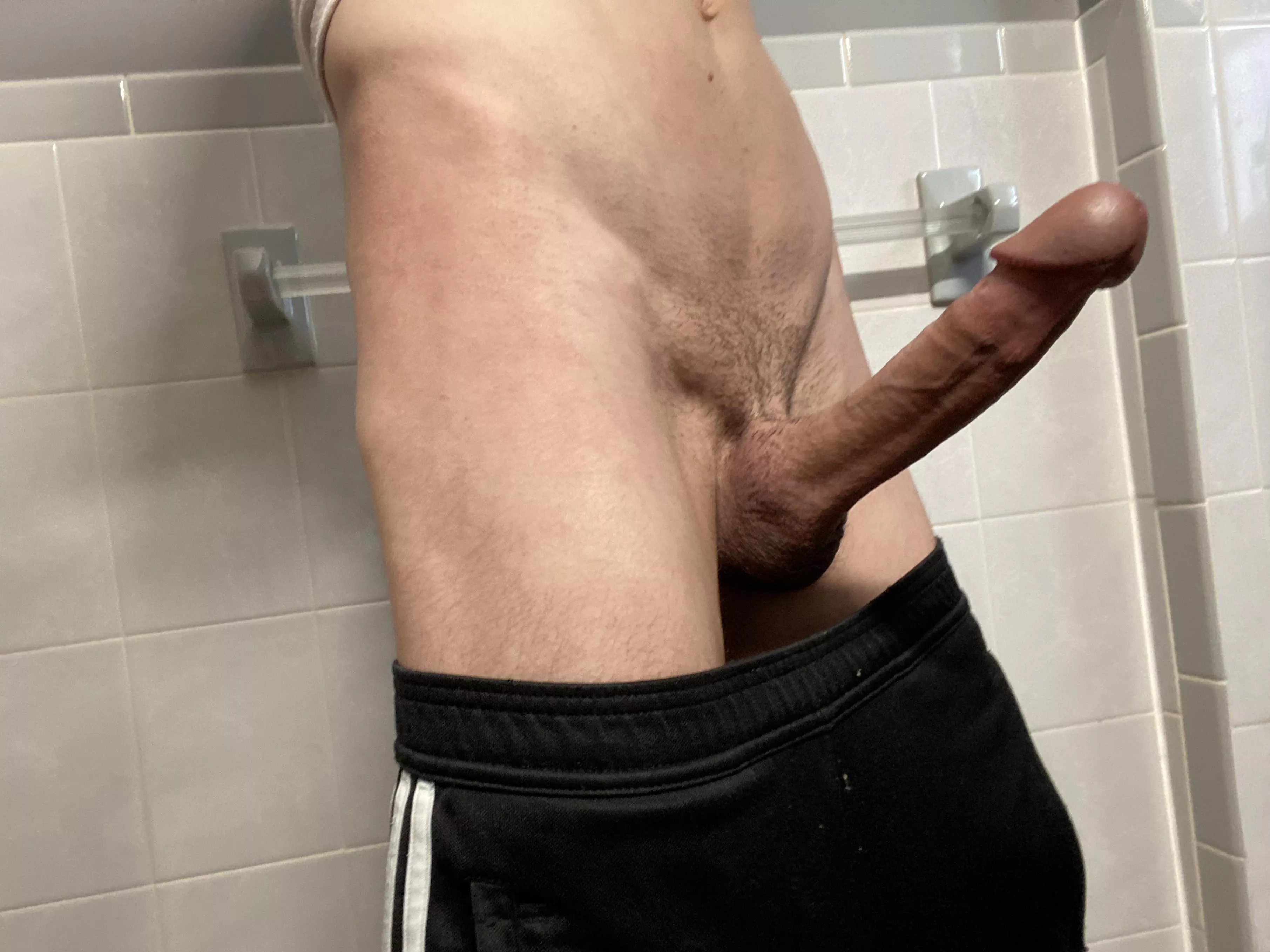 You walk in the bathroom and see me like this what’s you’re next move ?  posted by bwcwhitesword