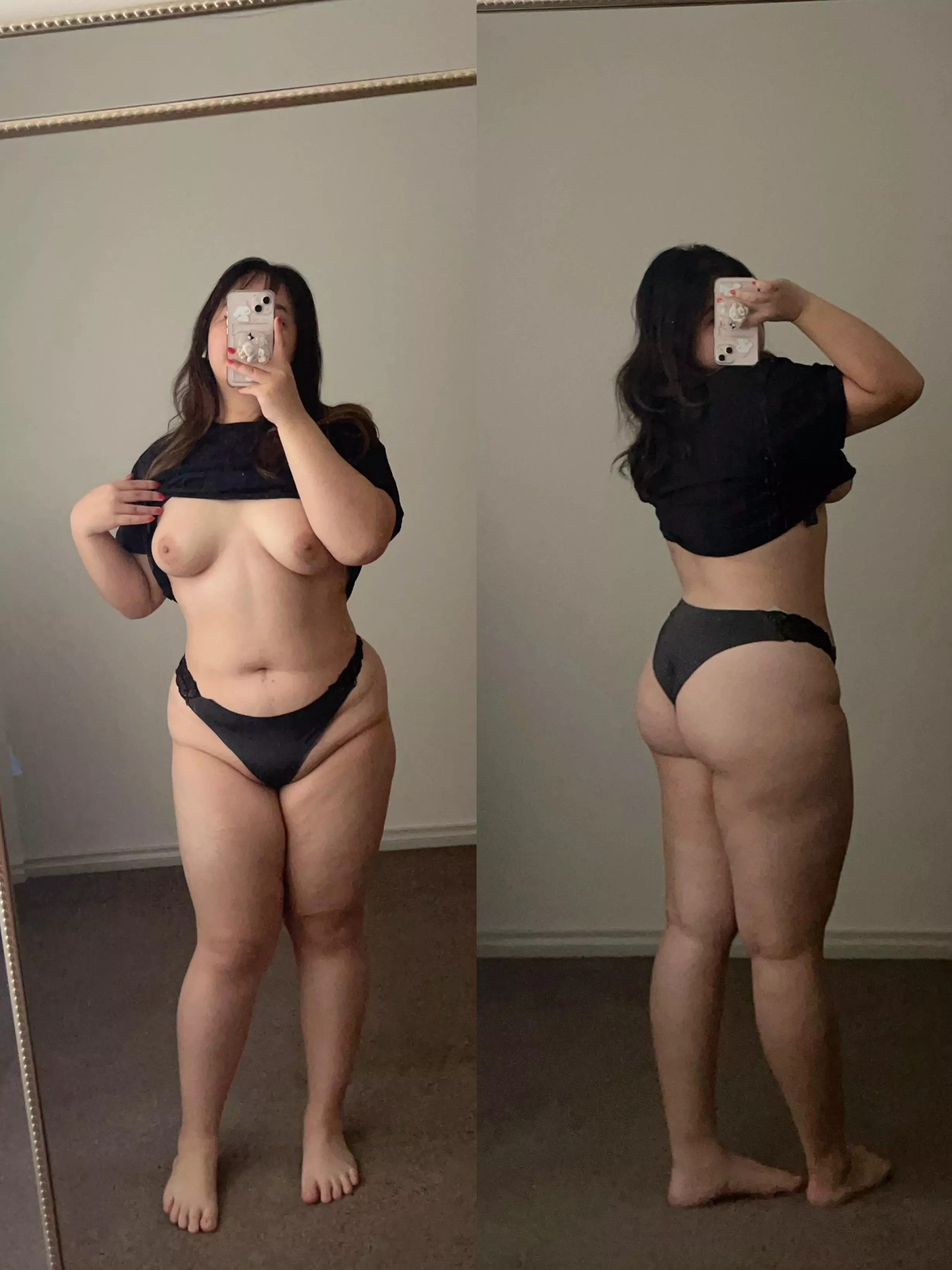 5’1 and thick so i’m perfect to throw around but i can also take a pounding 😉 posted by strawberryxtart