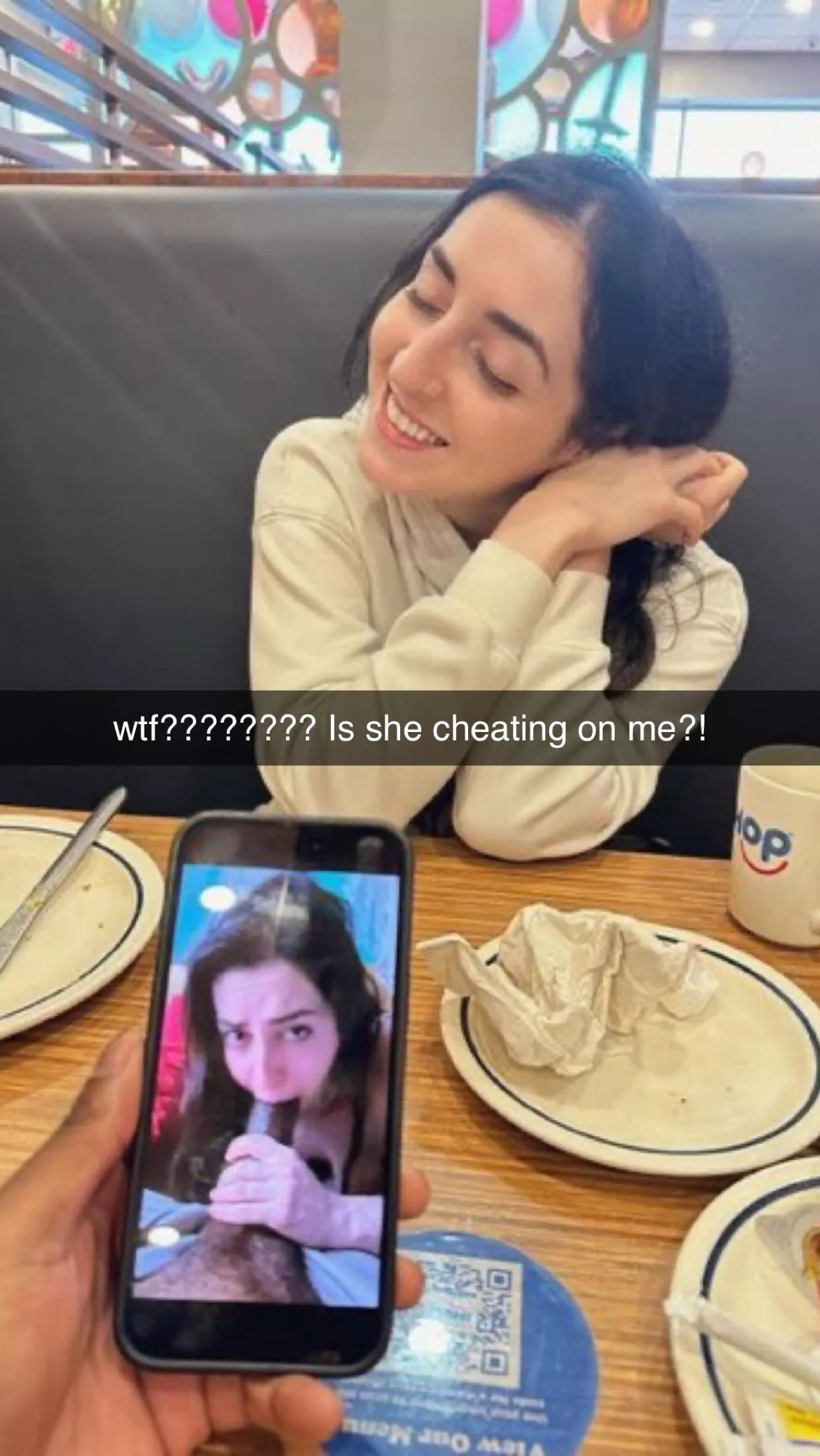 A random number just sent you a pic of your gf… posted by HornyBBC420