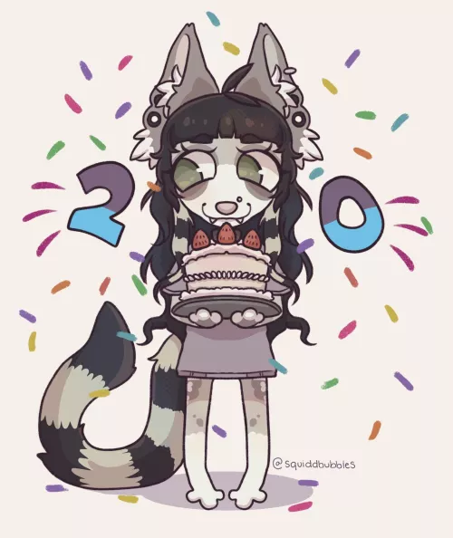 Bday Art!!! [by me] by squiddbubbles