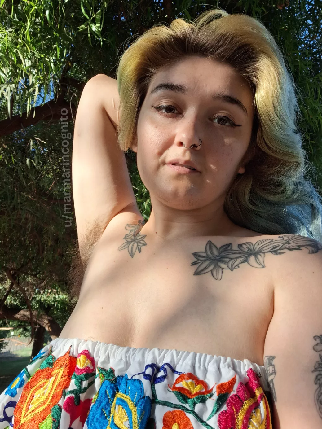 Beautiful sunny day to be a hairy honey! posted by marmarincognito