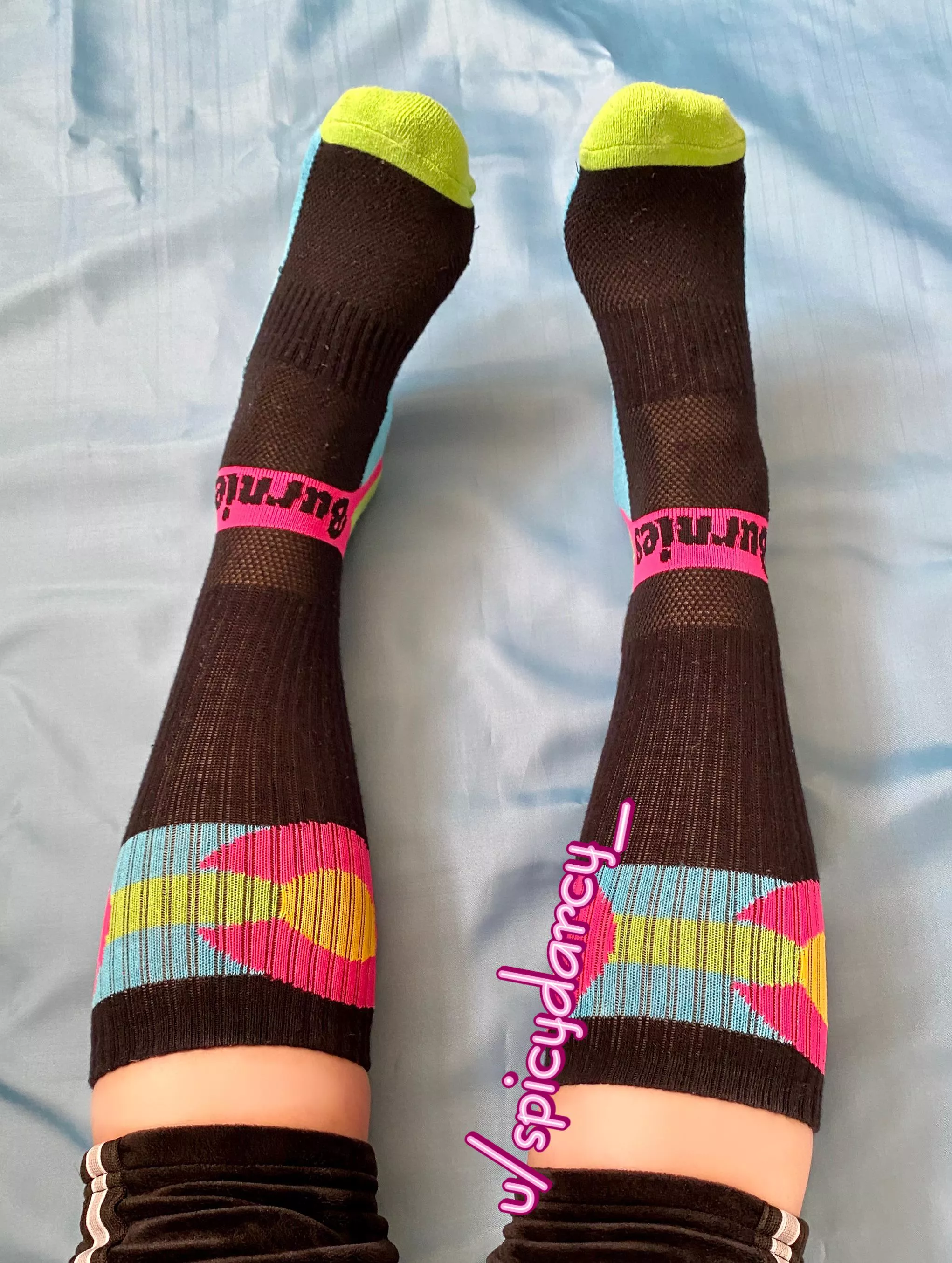 Do you like my goofy socks?😂 posted by Spicydarcy_