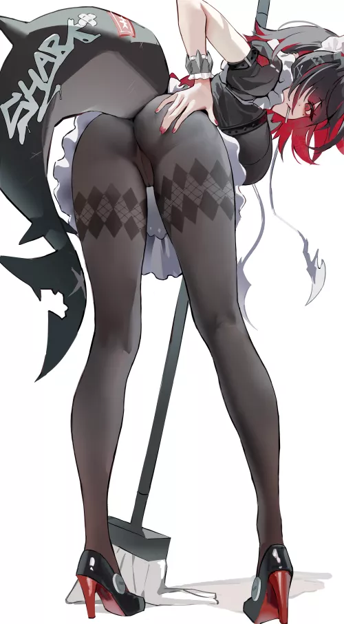 Ellen Joe showing her behind by marxsander2016