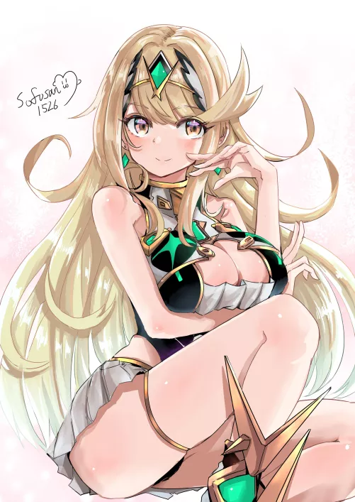 Mythra being cute by LafterMastr