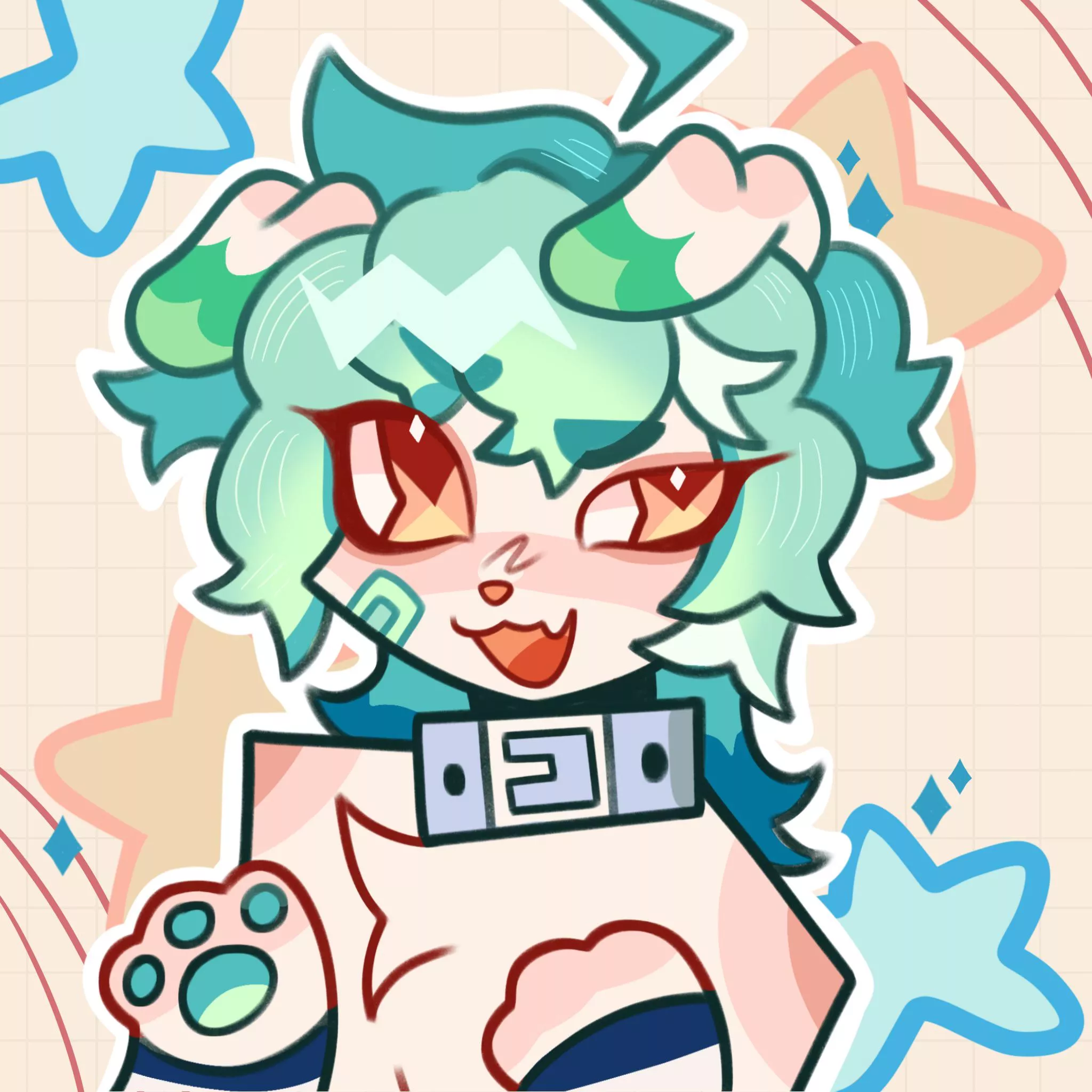 new pfp! art by me :3 posted by creepilyxcute