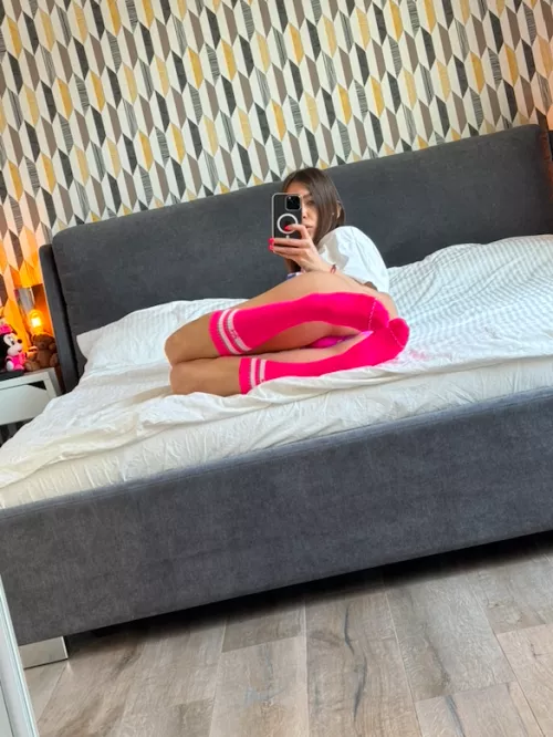 Pink socks and pink panties. What do you say ? by Yuliaa_GR