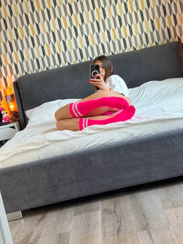 Pink socks and pink panties. What do you say ? posted by Yuliaa_GR