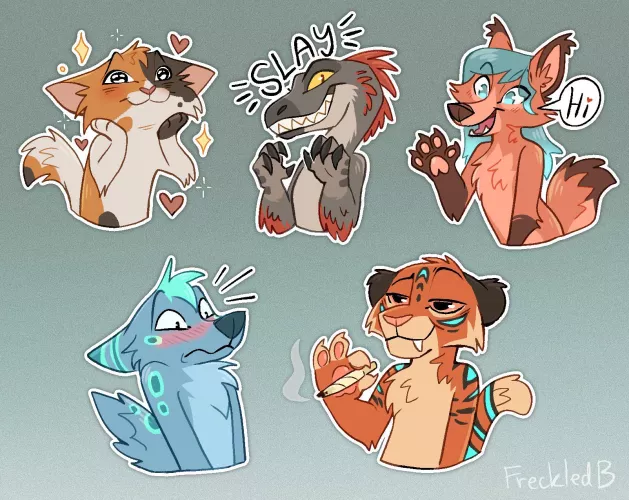 Stickers slots open (art by me) by freckledb_art