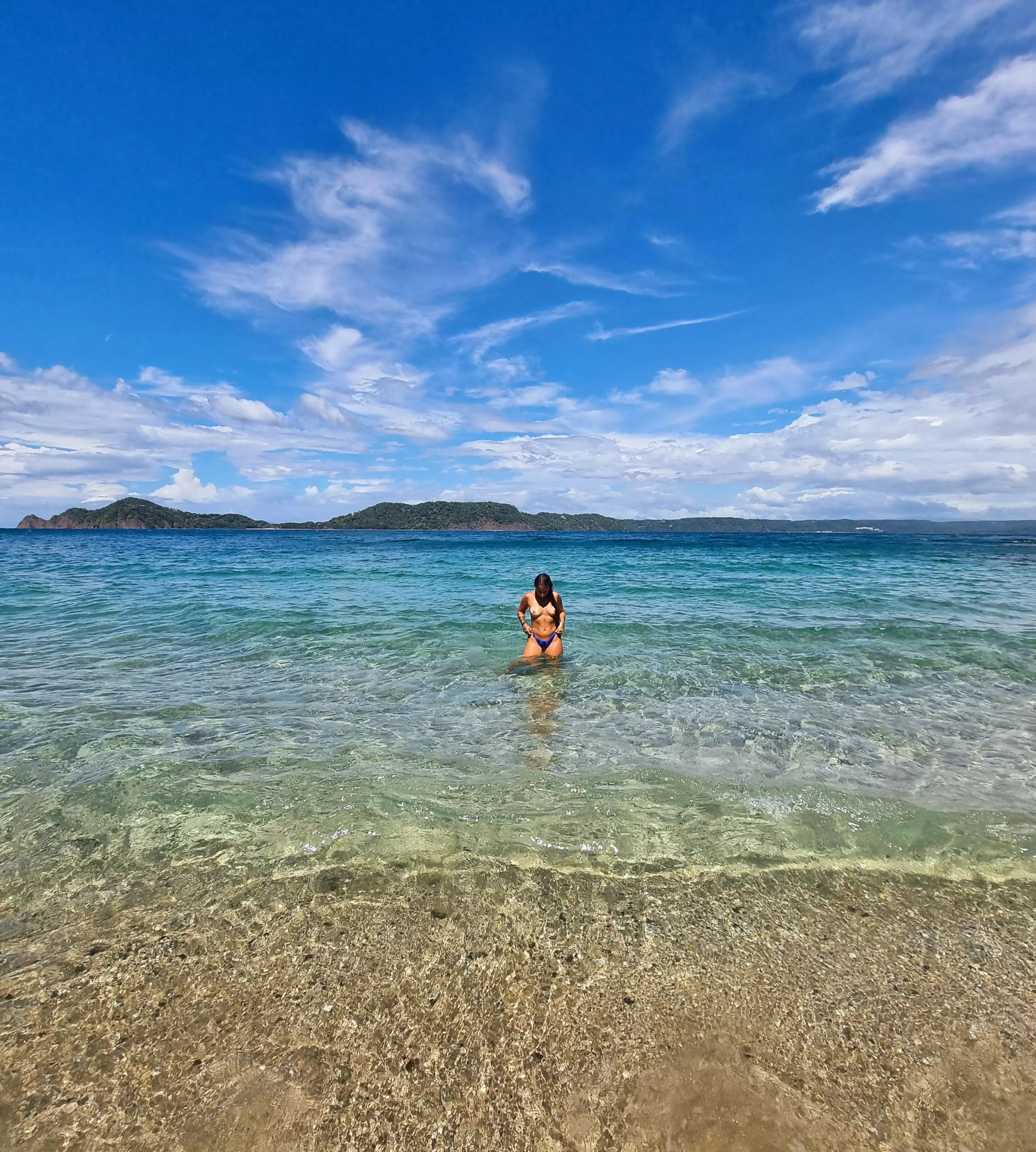 Taking off my swimsuit on a public beach. posted by itsandreeaXO