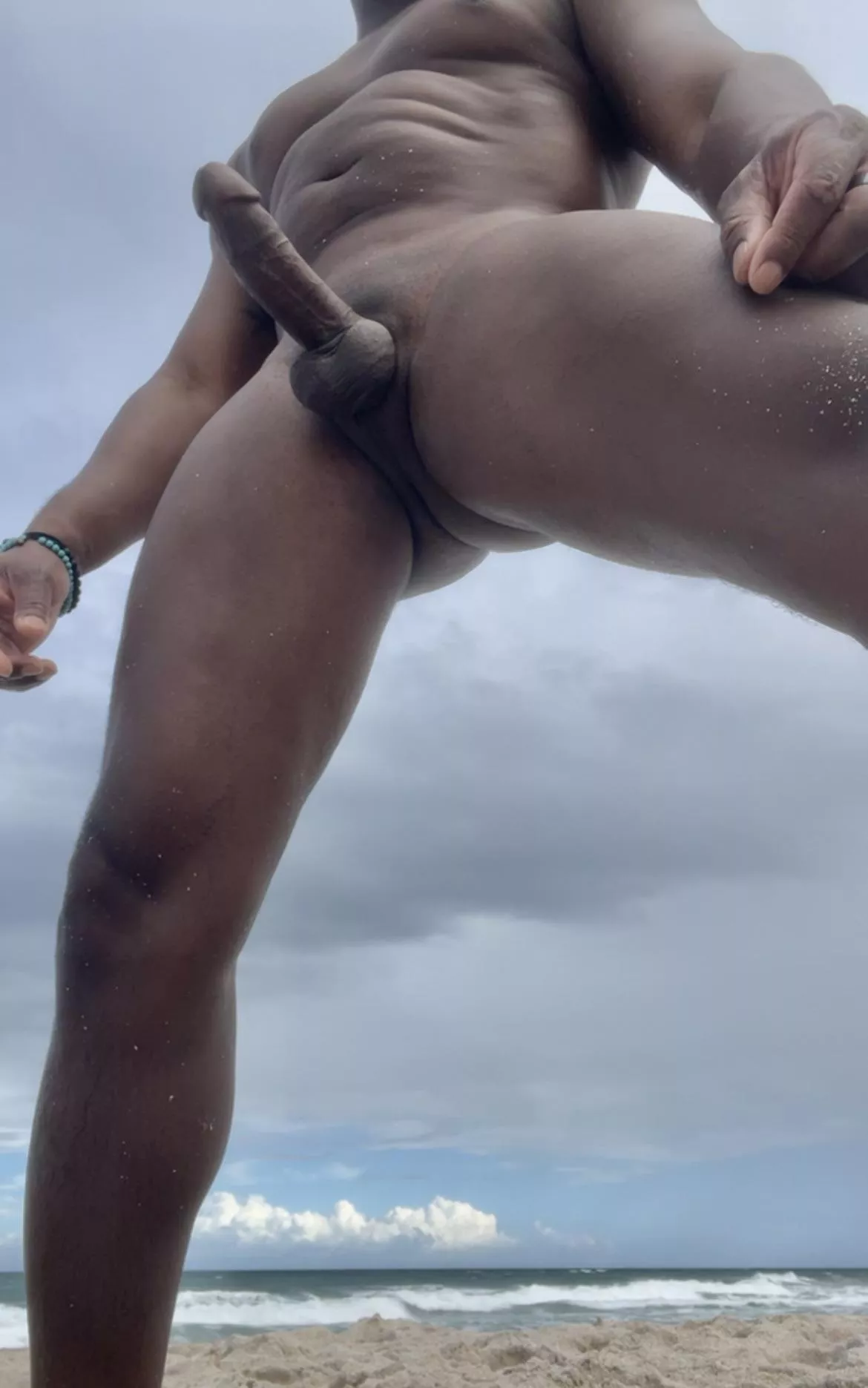 Cock and balls at the beach posted by Top_Veterinarian2745