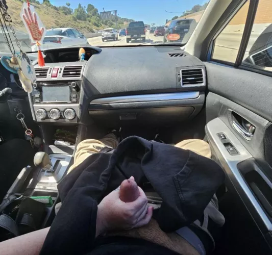 Drive + Traffic = Hand Job by NastyFuckz