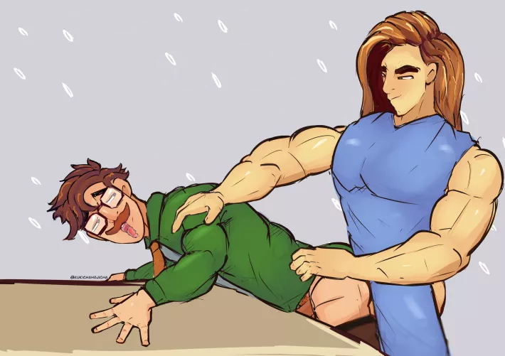 Elliot x Harvey  by KukichaHojicha