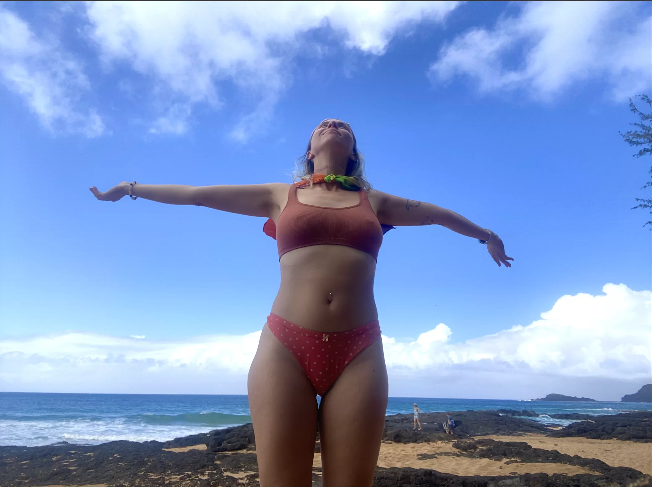 [F]orgot my bikini soo it's undies at the beach posted by your_secret_babygirl