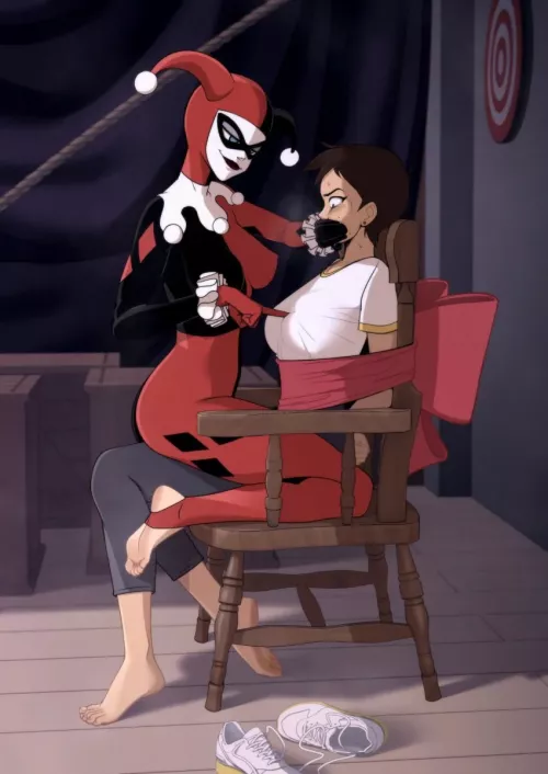 Harley Quinn & Lois Lane (Kusujinn) [DC Comics] by asap_pocki