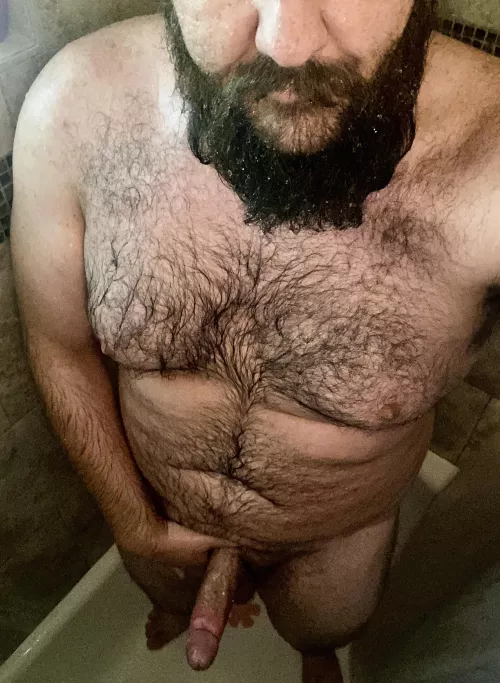 I’m going to bend you over when we shower by ChubbyNHairyBWC