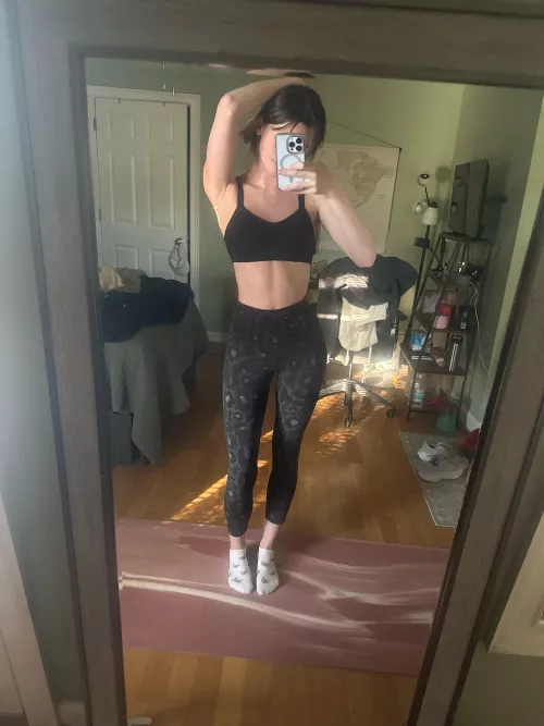 Just finished stretching before bed by missbellavamp