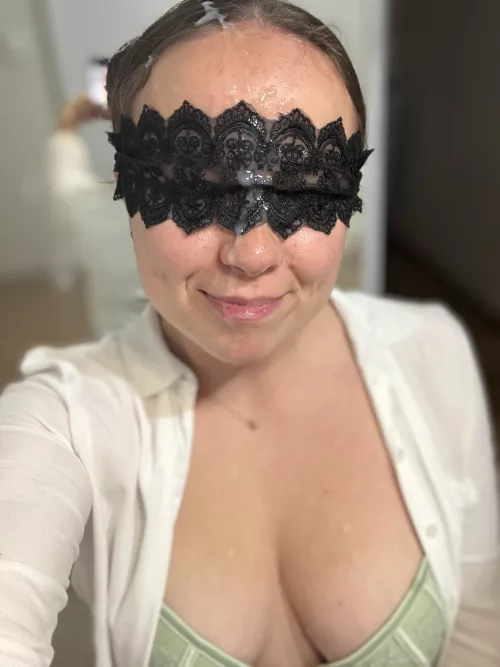 my favourite spot to receive cum is my face, where do you like to give it?  by mummymia1