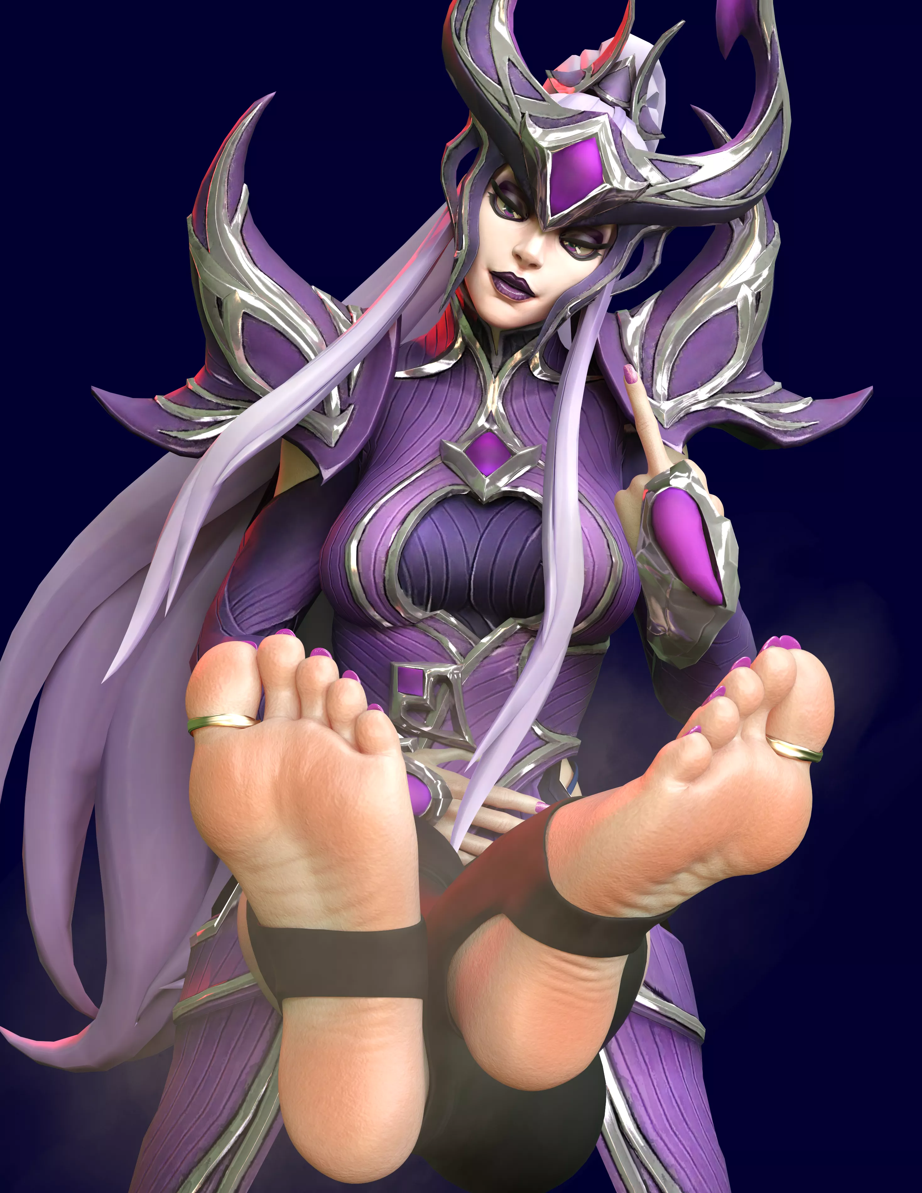 Syndra (League of Legends) [Artist: SongY663] posted by ComaOfSouls