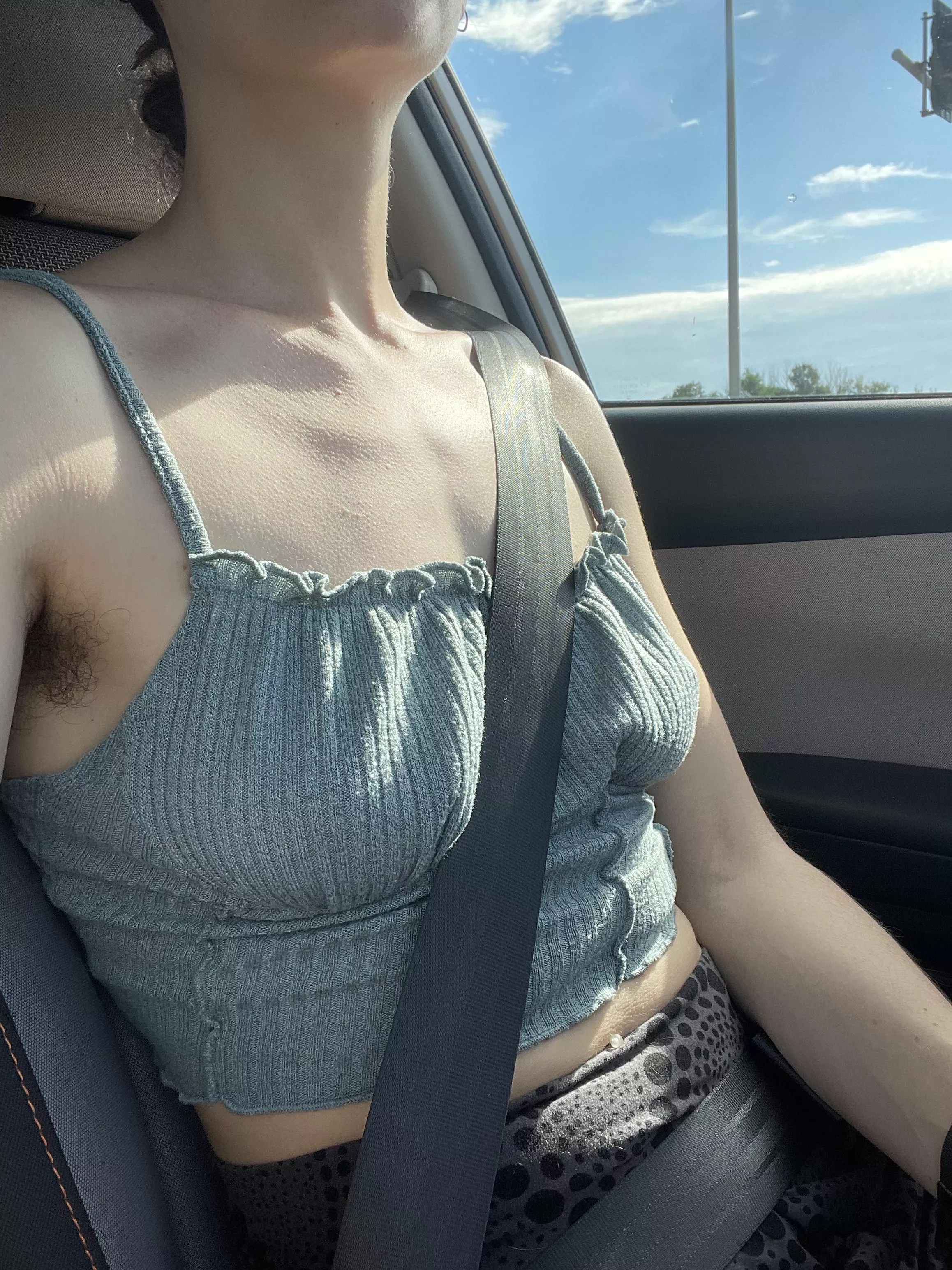 Why do roadtrips always make me so sweaty?  posted by NessaRyans