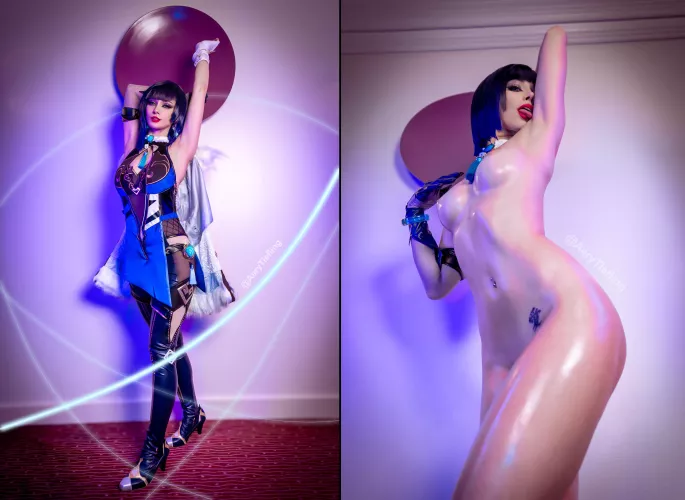 Yelan from Genshin Impact by Aery Tiefling [OC] by AeryKorvair