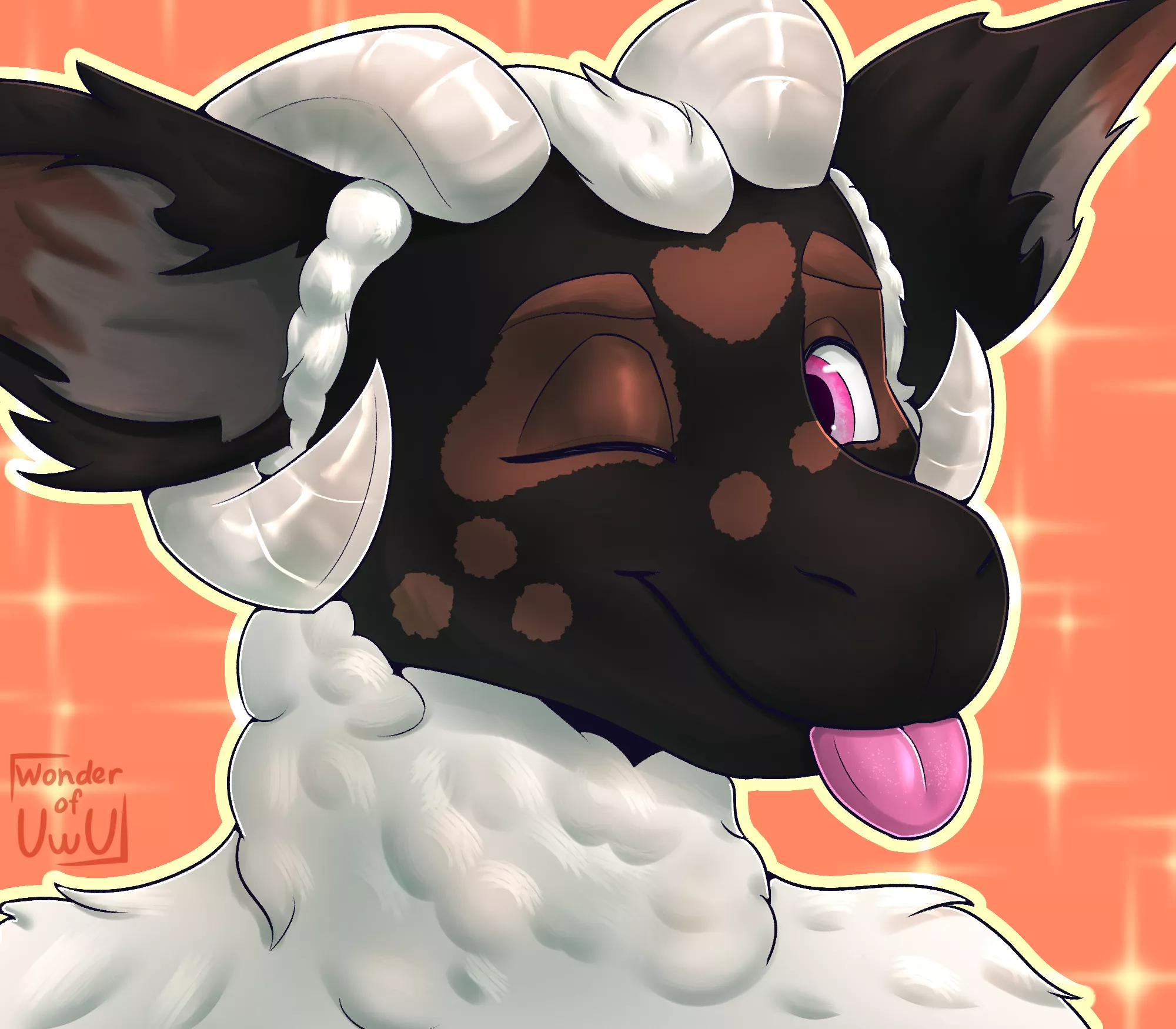 Adorable sheepy derg! (art by me, WonderOfUwU) posted by WonderOfUwU