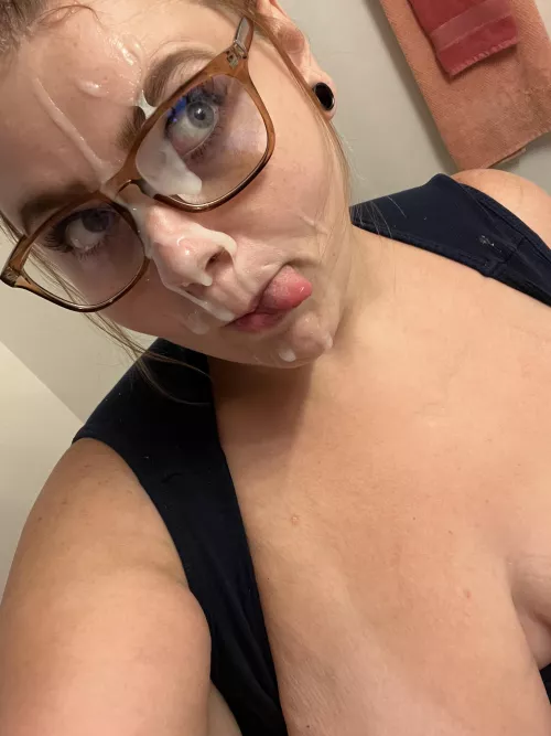 Anyone like silly cum selfies hehe 🤭  by Mommy_Marshmallow