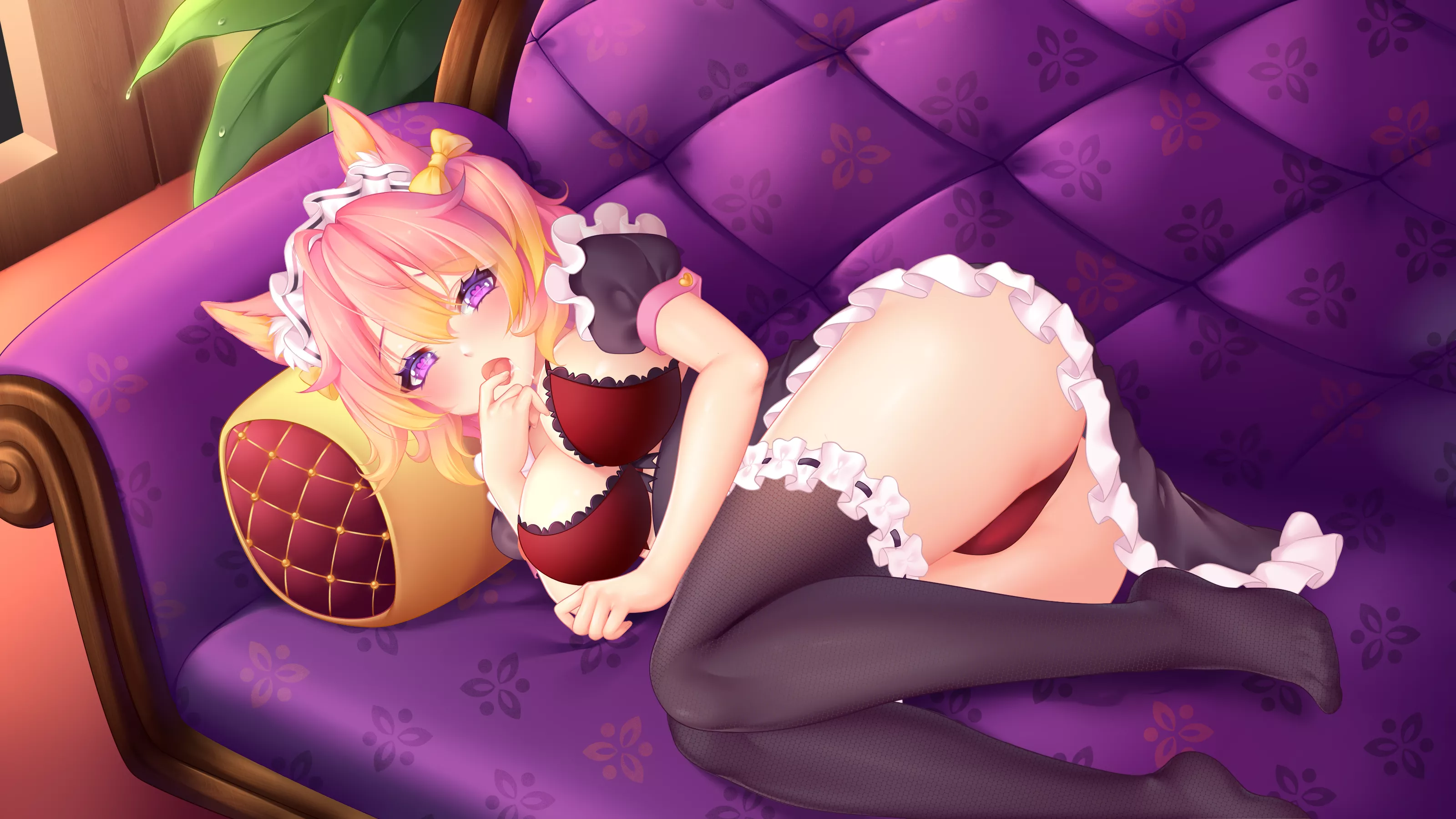Cute catgirl needs attention [Horny Suika: Wet Watermelon]  posted by candyvoncaramell