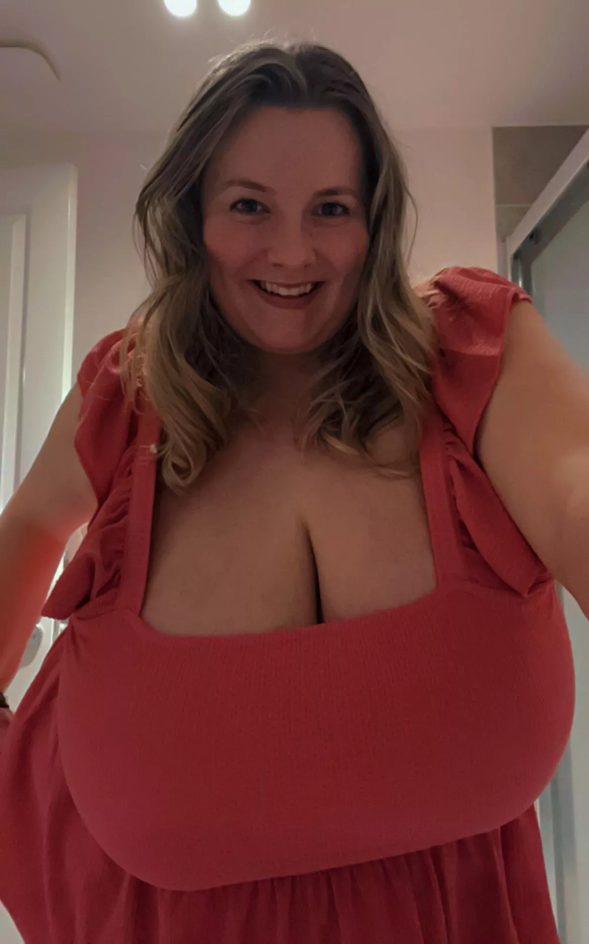 I don’t think I can get away with not wearing a bra out in public? 😅🤭 posted by britishrose11