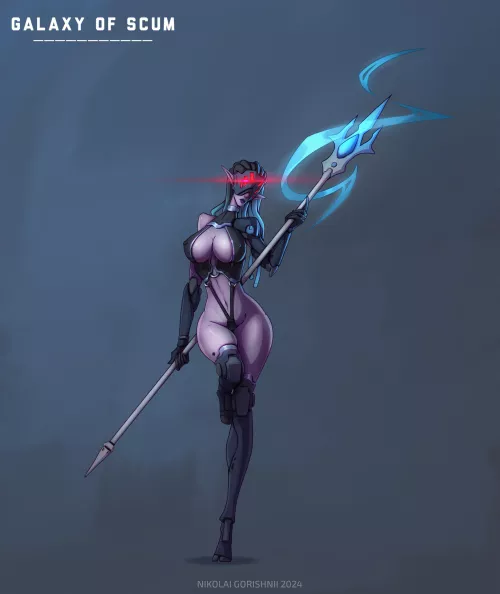 Kobarian Technomancer (Gorishnii) by Galaxyofscum