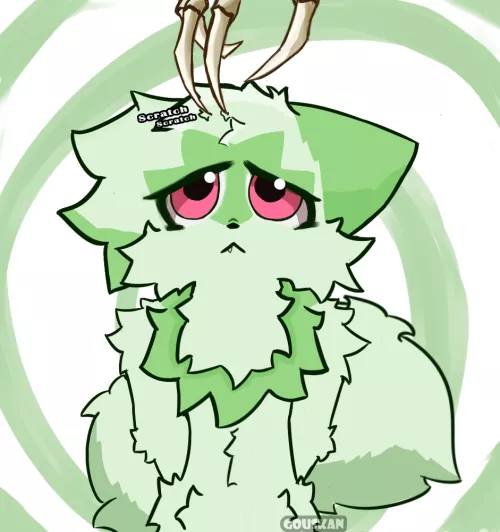 Petting my pet before ascending beyond any comprehension (Ill miss him) by gouskan