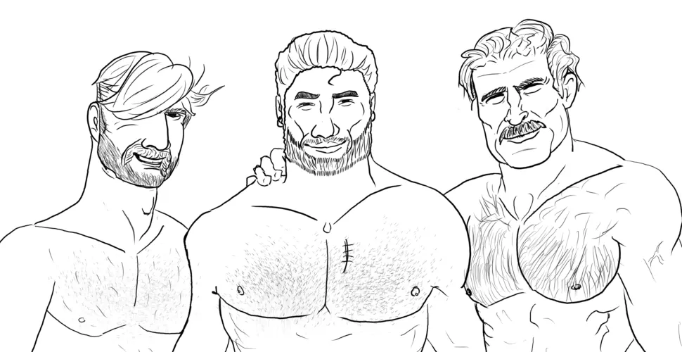 Practice: Three Freinds by VeleKobas