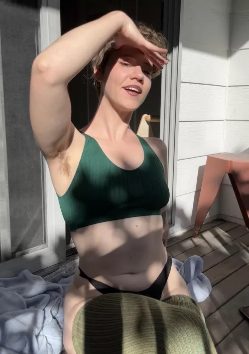 Reconnecting with myself in the sunshine 🥰  by DonnaMaeTrichs