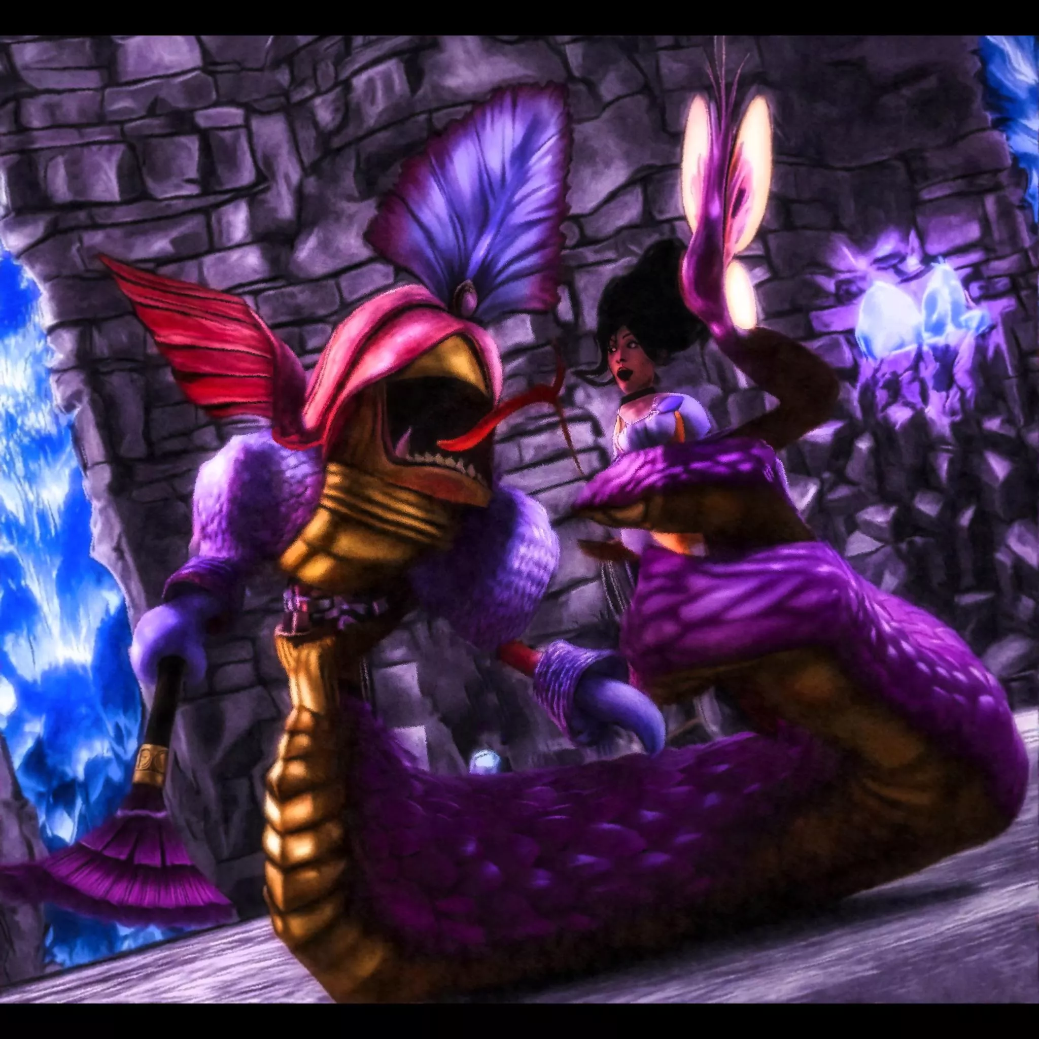 FF9 - Madam Lamia retorts to Garnet's slap (more in comment) posted by Crazy_Dubs_Cartoons