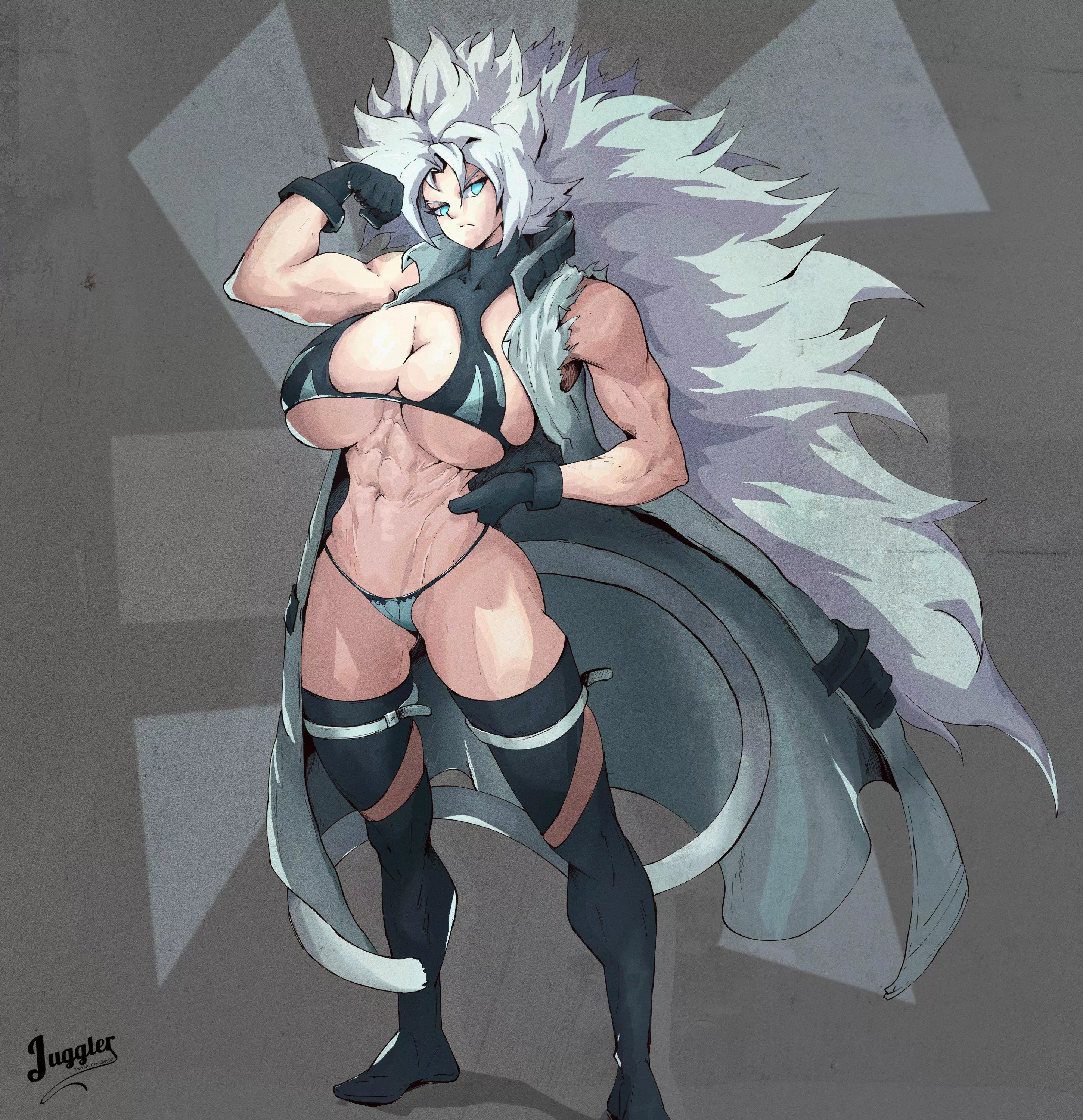 Hair and Muscle [@Sun_Juggler] posted by TheTMoneyMan