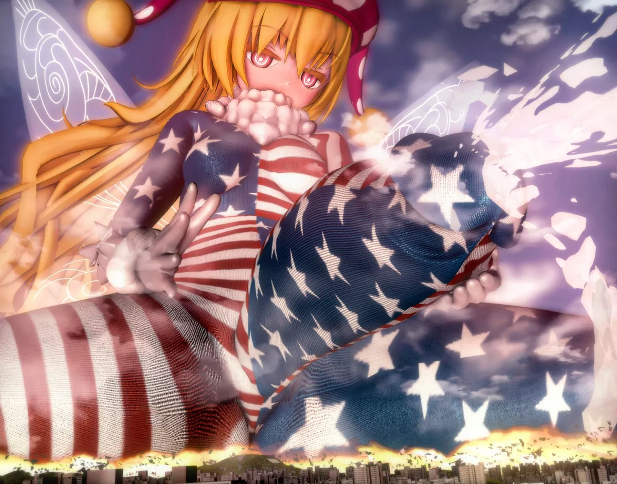 Happy July 4th,enjoy giant futa Clownpiece. posted by GiganticGirlEnjoyer