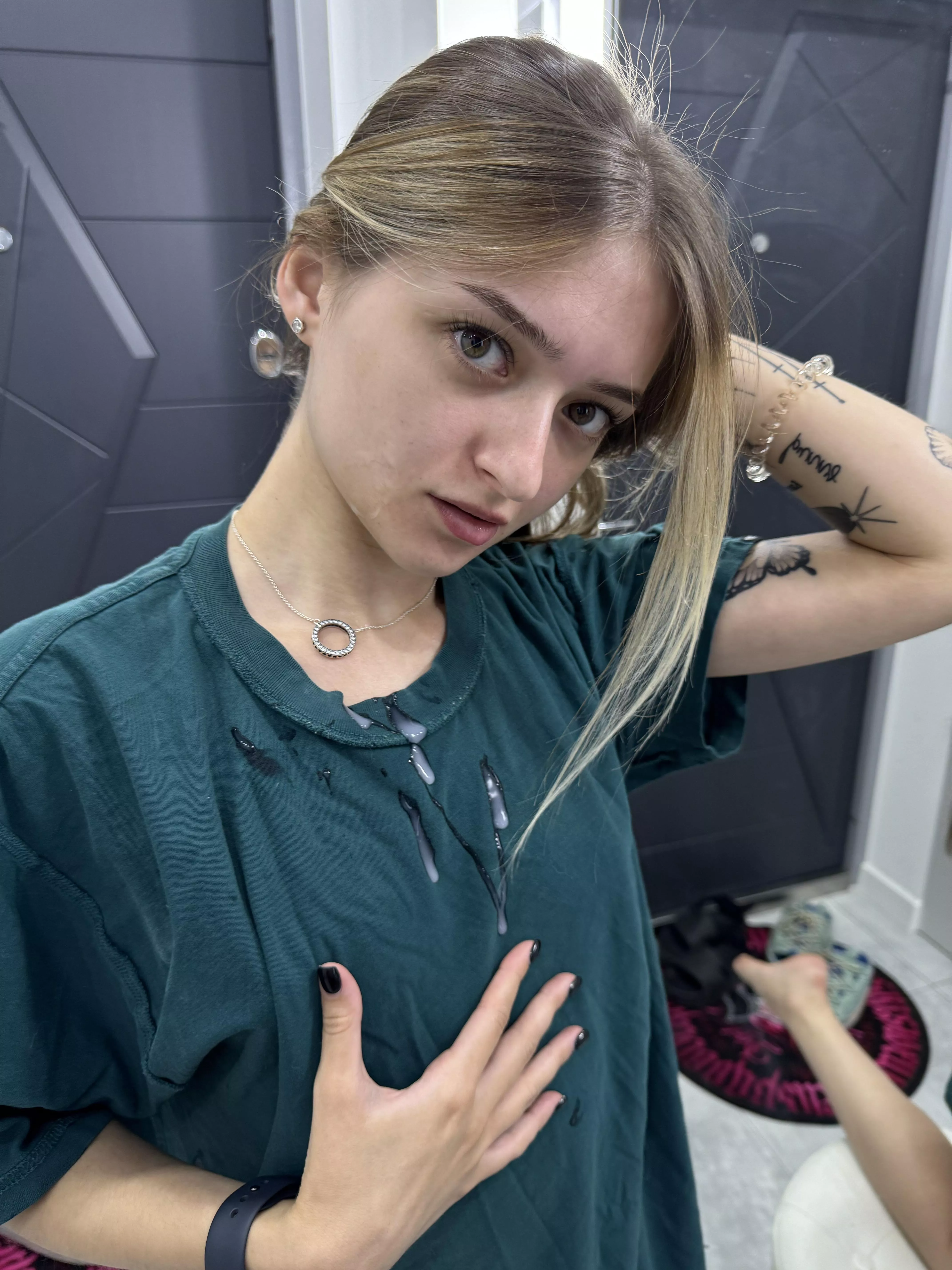 I hope it gets washed away:) posted by SugarFreeBabby