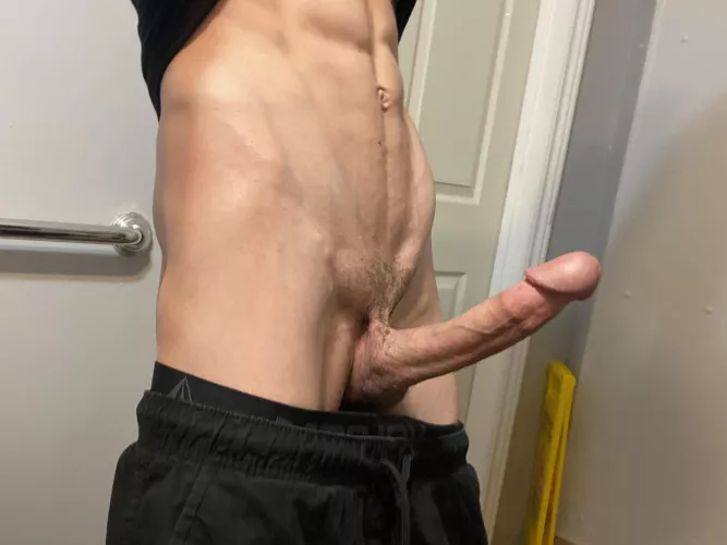 I love working out with a raging boner  by bwcwhitesword