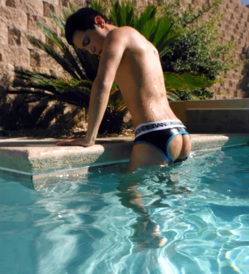 Jockstrap in public.  Do you like to wear a jockstrap outdoors? by Illustrious-Fun-3027