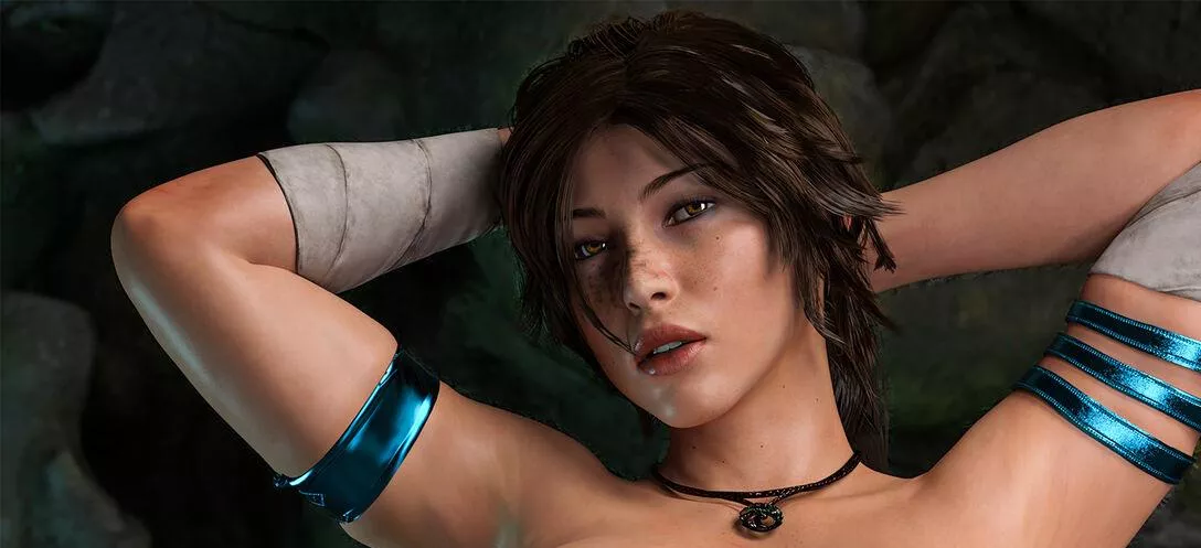 LF Color Source : 1girl, brown hair, blue armbands, forearm bandage, brown eyes, necklace. posted by gottempqrsq