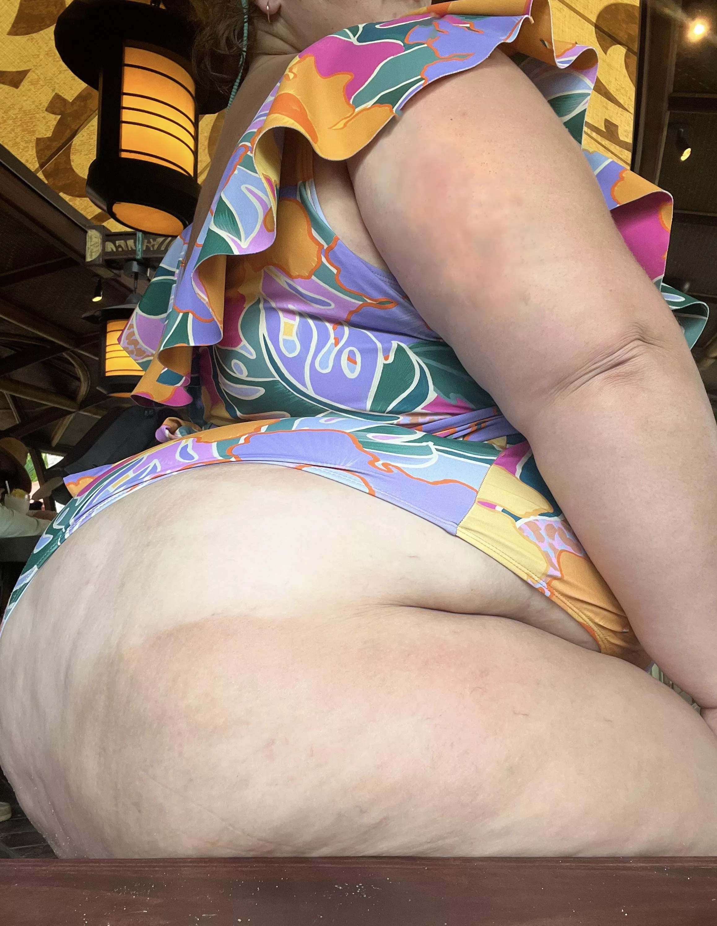 Maybe I should’ve let someone help me with the sunscreen.  posted by BubblyBooty1229