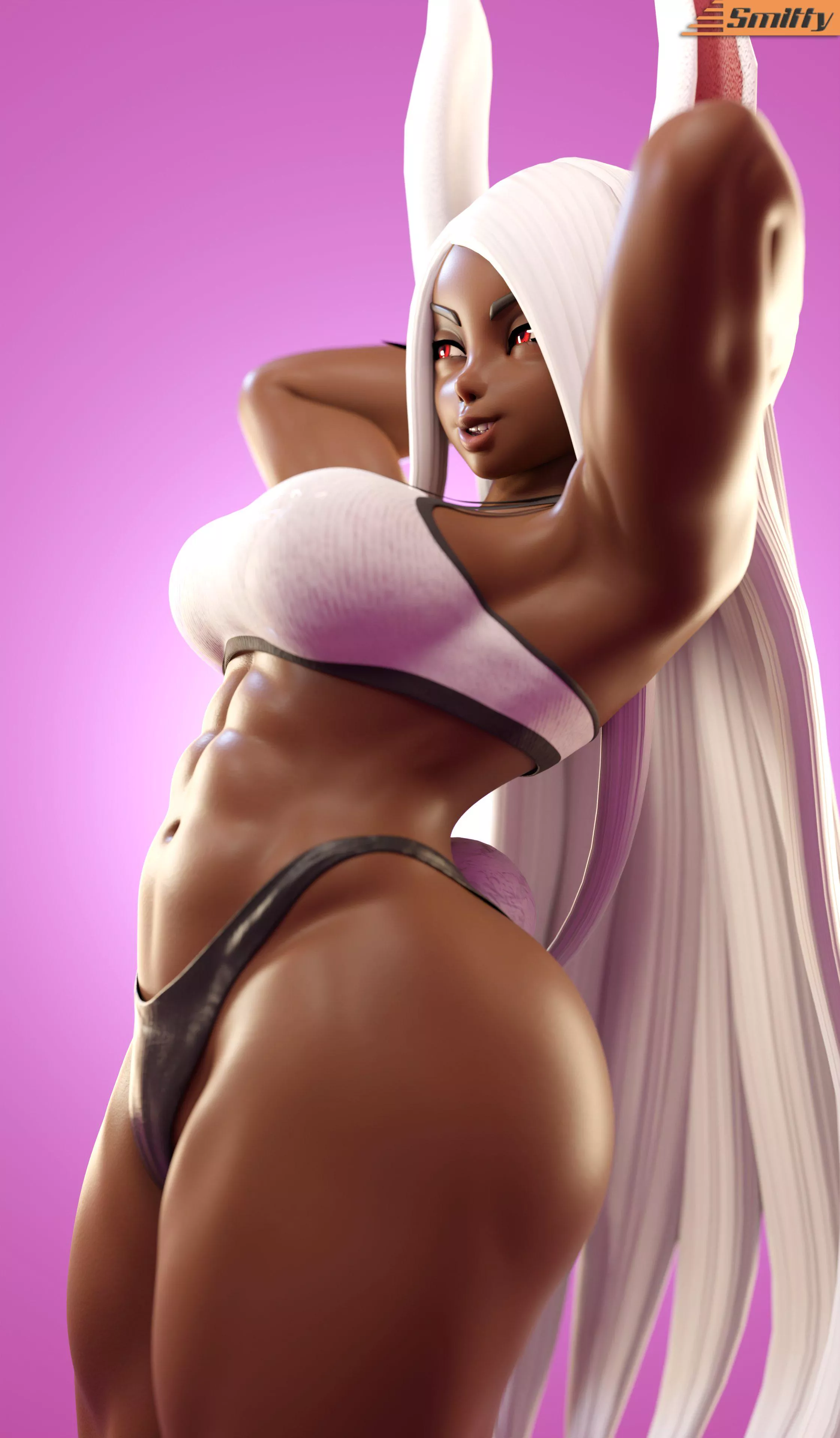 Miruko the Stronk Bunny (Smitty) [My Hero Academia] posted by Poke-Oji