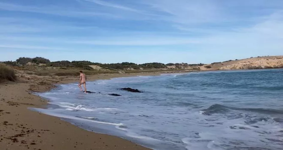 Morning swim on International skinny dipping day  by Funandenjoyment