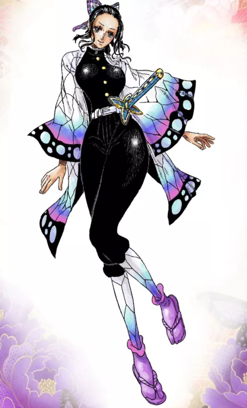 Nico Robin as Shinobu Kocho by Most-Presentation146