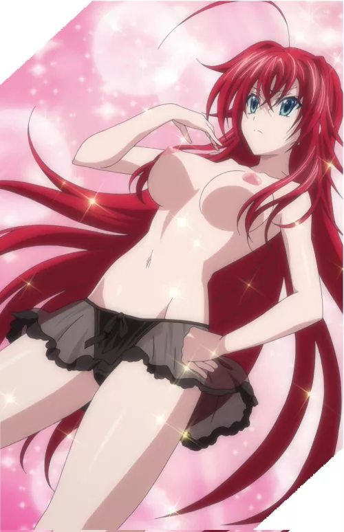 Rias Gremory showing off her Plot(s) [High School DxD] by ExperienceConstant71