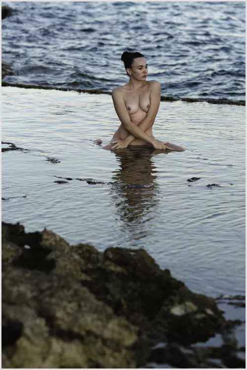 Rocky coast of Cyprus by yurii_khilinichenko