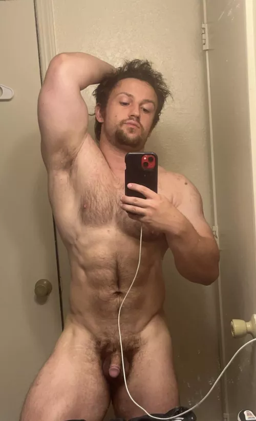 Take a deep breath after I hit some arms  by Musclestud101