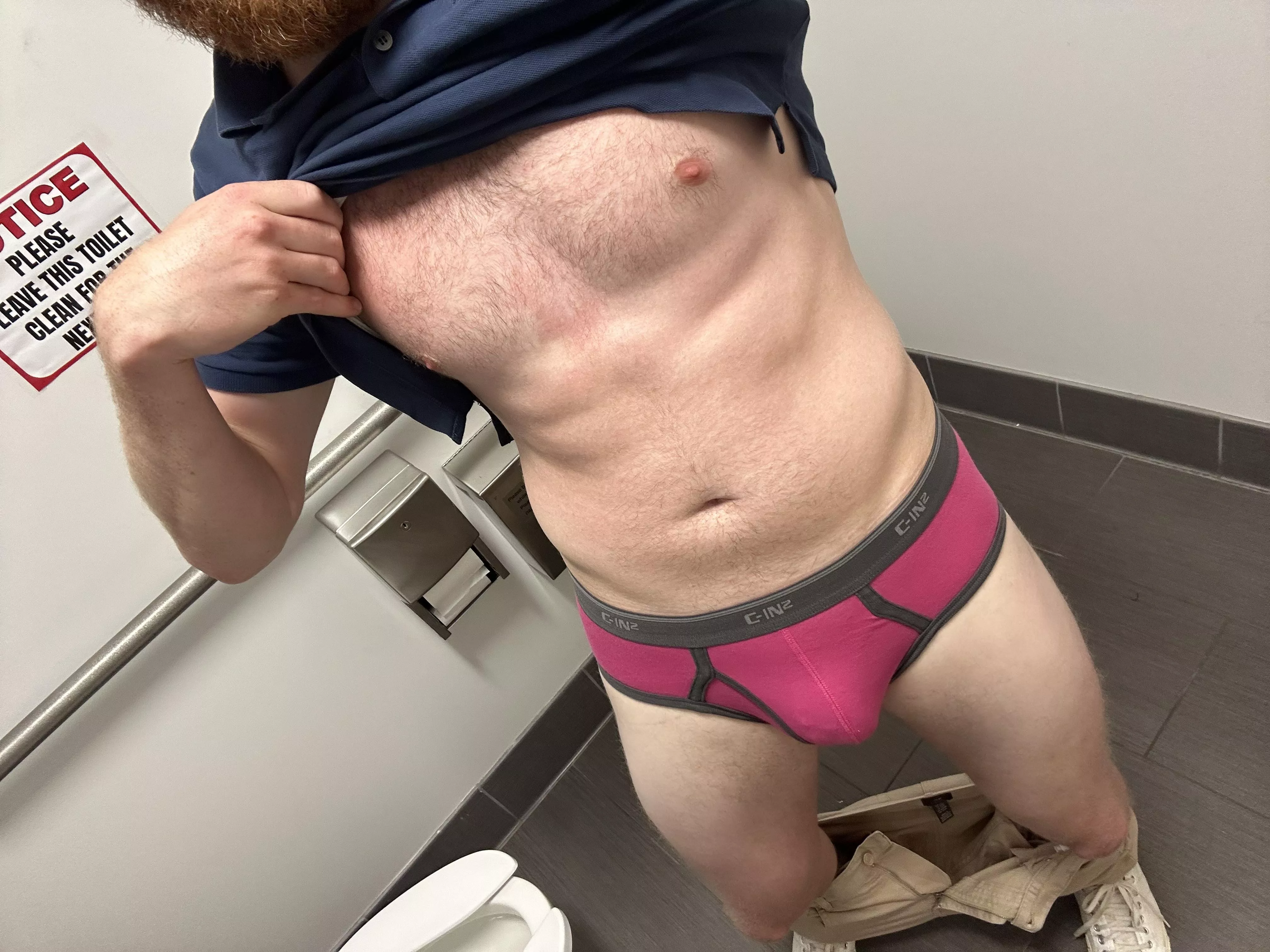 what you guys think of these briefs under my work outfit? posted by basebboy01