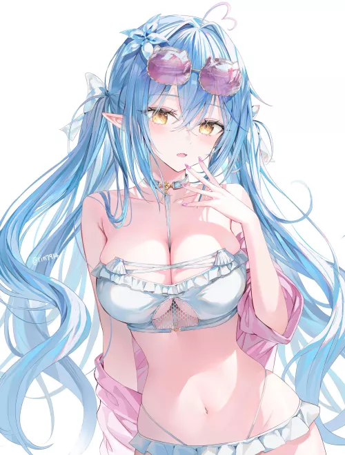 Yukihana Lamy [Hololive] by CheetahSperm18