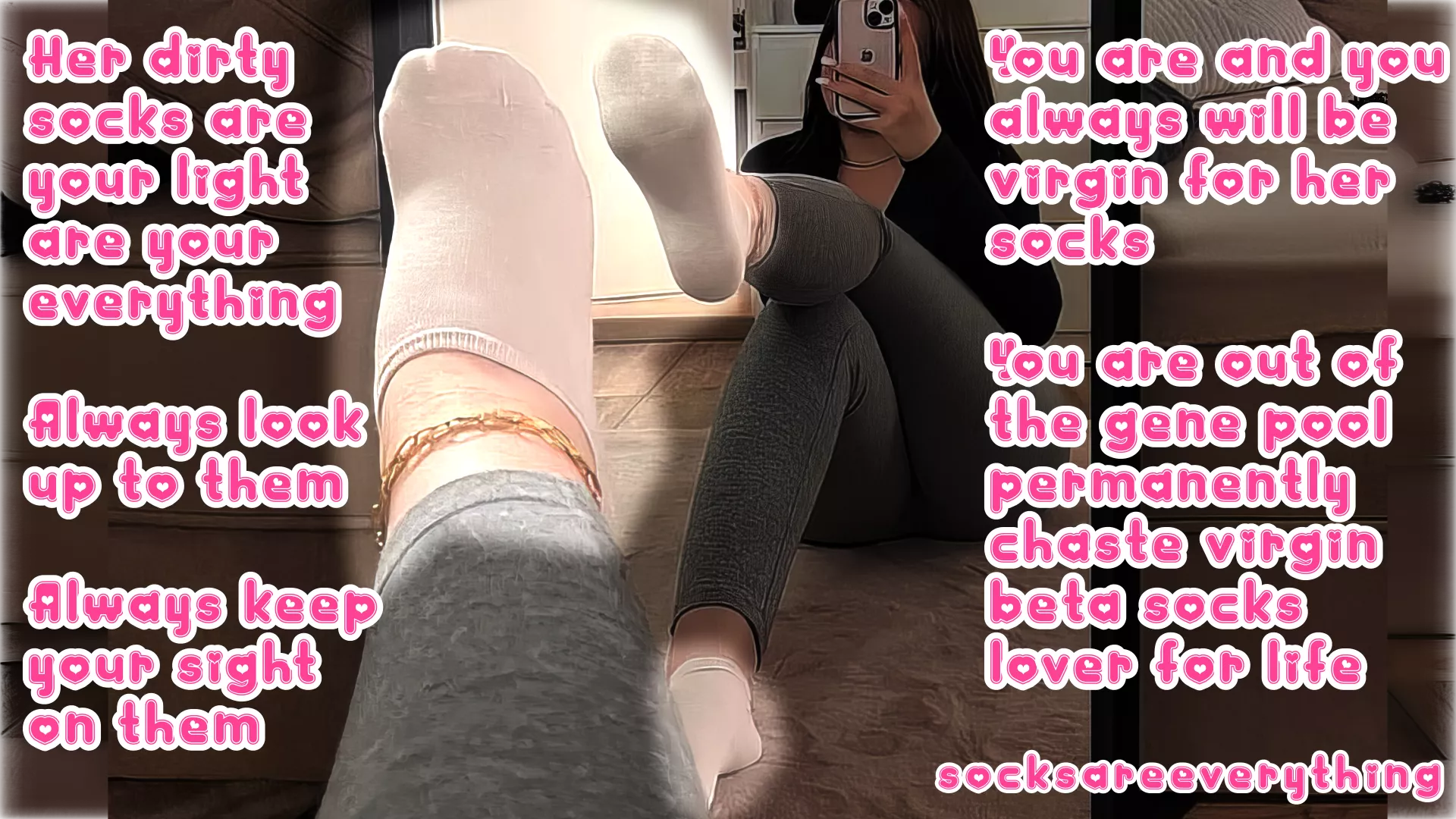 As a SocksSexual stupid beta loser you always look up to the socks. Out of the gene pool virgin. posted by SocksAreEverything