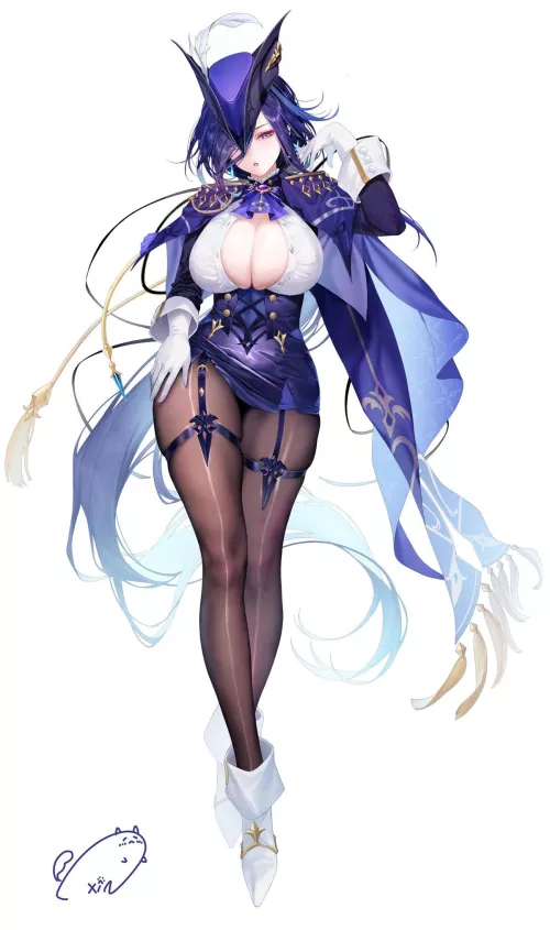 Clorinde [Genshin Impact] by CheetahSperm18